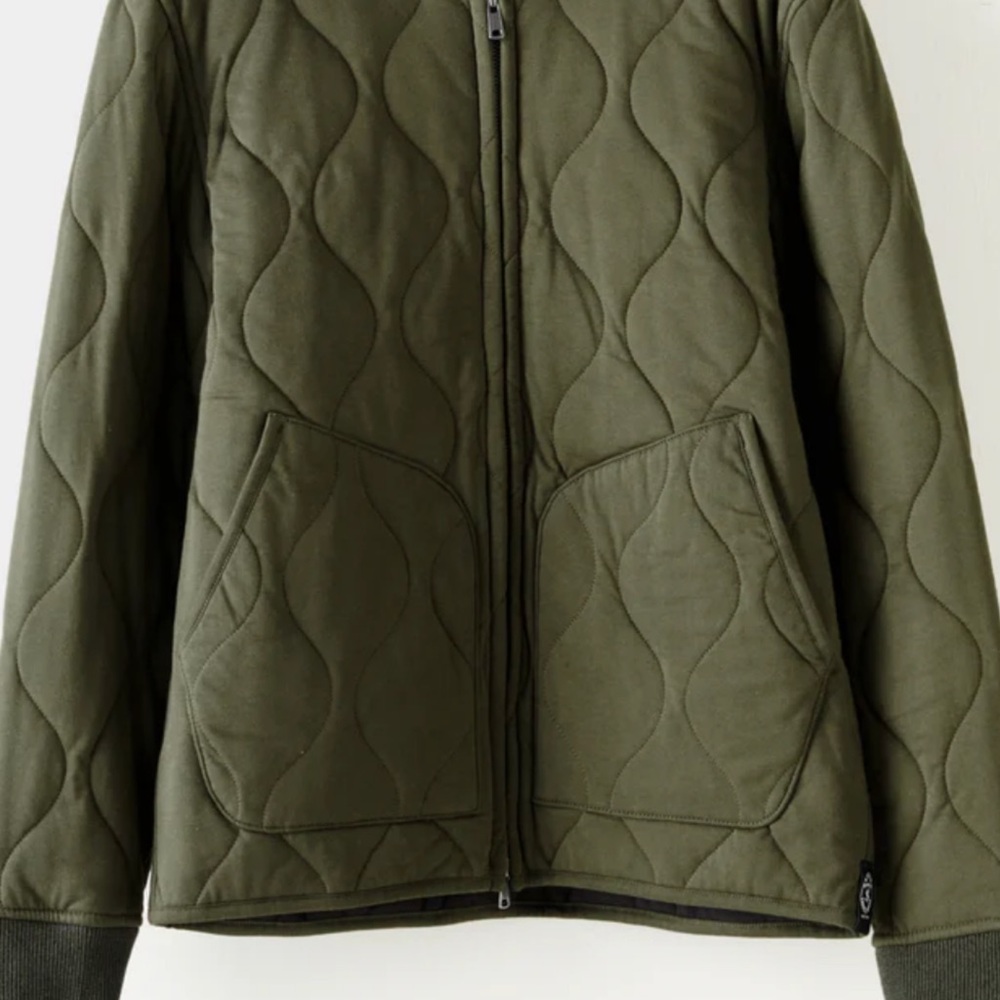 Todd Snyder Khaki Quilted Jacket